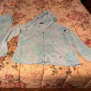 Volcom Mint Green Zip-Up Hoodie